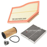 FOR MERCEDES A180D W177 1.5 DIESEL 2018> SERVICE FILTER KIT AIR OIL CABIN PLUG