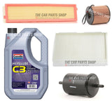 FOR PEUGEOT 307 1.6 PETROL 2001-2008 SERVICE KIT 5L GRANVILLE & FULL FILTER KIT