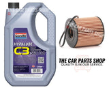 FOR PEUGEOT 307 1.6 PETROL 01-08 SERVICE KIT 5L GRANVILLE & OIL FILTER & PLUG
