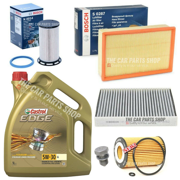 FITS VW GOLF 2.0 GTD MK7 12-20 FULL SERVICE KIT WITH 5 LITRES CASTROL EDGE 5W30