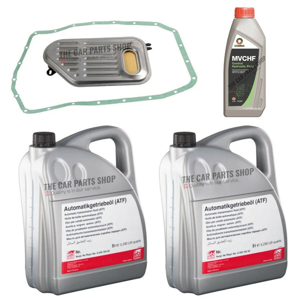 AUTO TRANSMISSION SERVICE KIT & POWER STEERING FLUID FOR BMW 330CI 3.0 E46