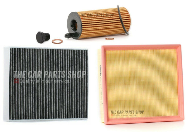 FITS BMW 116D 1.5 DIESEL F20 SERVICE FILTER KIT CABIN AIR OIL FILTER & SUMP PLUG