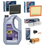 FITS BMW 116D 1.5 DIESEL 2015> FULL BOSCH SERVICE KIT 5L GRANVILLE OIL & FILTERS