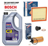 FITS BMW 116D 1.5 DIESEL 2015> BOSCH SERVICE KIT BOSCH AIR OIL & GRANVILLE OIL