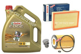 FITS VW PASSAT BUSINESS 1.6 TDI B8 BOSCH SERVICE KIT 5L CASTROL & BOSCH AIR OIL