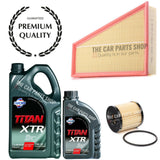 FITS VOLVO S80 2.0D DIESEL 07-10 SERVICE KIT AIR OIL FILTER AND 6L FUCHS XTR OIL