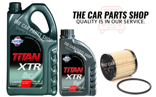 FITS VOLVO S80 2.0D DIESEL 07-10 SERVICE KIT 6L FUCHS XTR 5W30 & NEW OIL FILTER