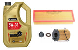 FOR CITROEN C4 1.6 HDI SERVICE KIT OIL AIR FILTER PLUG AND 5L TECHNOLUBE C2/C3