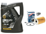 OIL CHANGE SERVICE KIT FOR AUDI A3 1.6 DIESEL 5L 507 OIL & NEW BOSCH OIL FILTER
