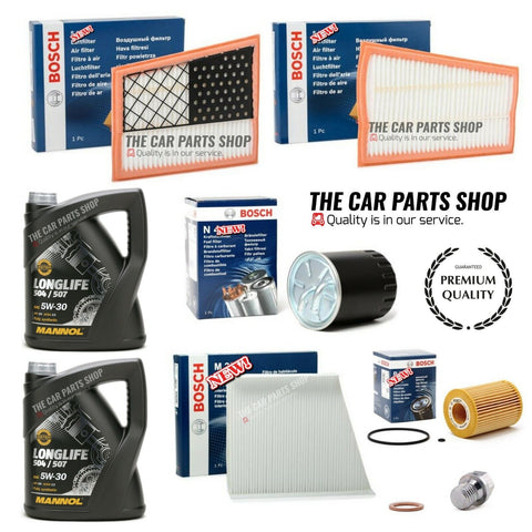 FITS MERCEDES BENZ CLS 320 CDI C219 BOSCH SERVICE KIT  FULL SERVICE KIT 10L OIL