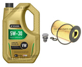 SERVICE KIT FOR SEAT IBIZA MK4 1.6 TDI 2009> NEW OIL FILTER AND 5L TECHNOLUBE