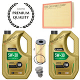 NEW AIR AND OIL FILTER 10L OIL TECHNOLUBE SERVICE KIT FOR VW CRAFTER 2.5 TDI
