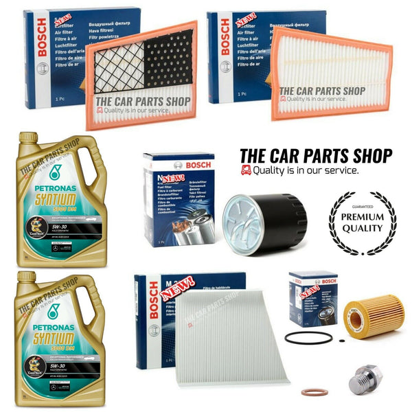 FITS MERCEDES BENZ CLS 320 CDI C219 BOSCH SERVICE KIT 10L PETRONAS 5W30 OIL