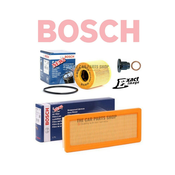 BOSCH SERVICE FILTER KIT FOR PEUGEOT 207 1.6 GT MK1 BOSCH AIR OIL FILTER PACK OE