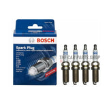 4 X BOSCH DOUBLE IRIDIUM SPARK PLUGS FOR TOYOTA YARIS 1.5 HYBRID BRAND NEW