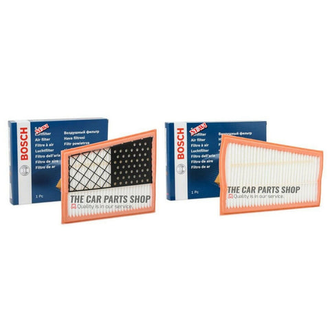 2 X BOSCH AIR FILTER FOR MERCEDES CLS 320 CDI C219 RIGHT HAND LEFT HAND