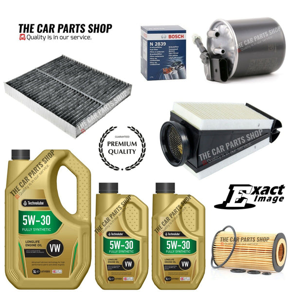 FOR INFINITI Q50 2.1 SPORT D MK1 SERVICE KIT 7L TECHNOLUBE & ALL NEW FILTERS