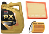 FOR VAUXHALL 1.5 GRANDLAND X 2018> SERVICE KIT AIR OIL FILTER & 5L 0W30 OIL