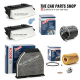 FITS MERCEDES E-CLASS E350 CDI 10-16 FULL BOSCH FILTERS KIT HIGH QUALITY PARTS