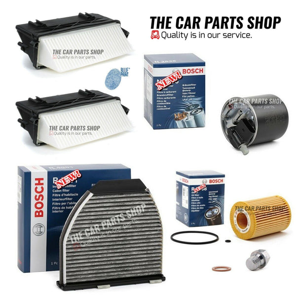 FITS MERCEDES E-CLASS E350 CDI 10-16 FULL BOSCH FILTERS KIT HIGH QUALITY PARTS