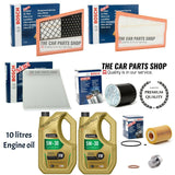 FULL BOSCH SERVICE KIT FOR MERCEDES BENZ CLS 320 CDI 10L TECHNOLUBE 5W30 OIL