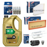 FULL BOSCH SERVICE KIT FITS VW SCIROCCO 2.0 GT 2008-2015 WITH 5L TECHNOLUBE OIL