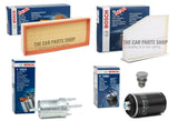 BOSCH SERVICE FILTER KIT FITS VW SCIROCCO 2.0 PETROL 4 X NEW BOSCH FILTERS SET
