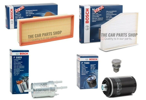BOSCH SERVICE FILTER KIT FITS VW SCIROCCO 2.0 PETROL 4 X NEW BOSCH FILTERS SET