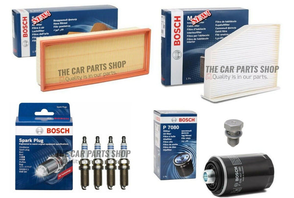 BOSCH SERVICE FILTER KIT FITS VW SCIROCCO 2.0 PETROL BOSCH AIR OIL CABIN PLUGS