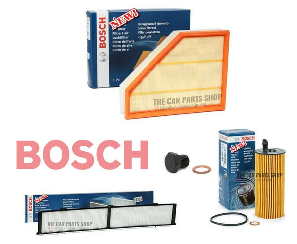 BOSCH FILTER KIT FOR BMW 320D E90 2.0 DIESEL 2009-2012 BOSCH AIR OIL POLLEN NEW