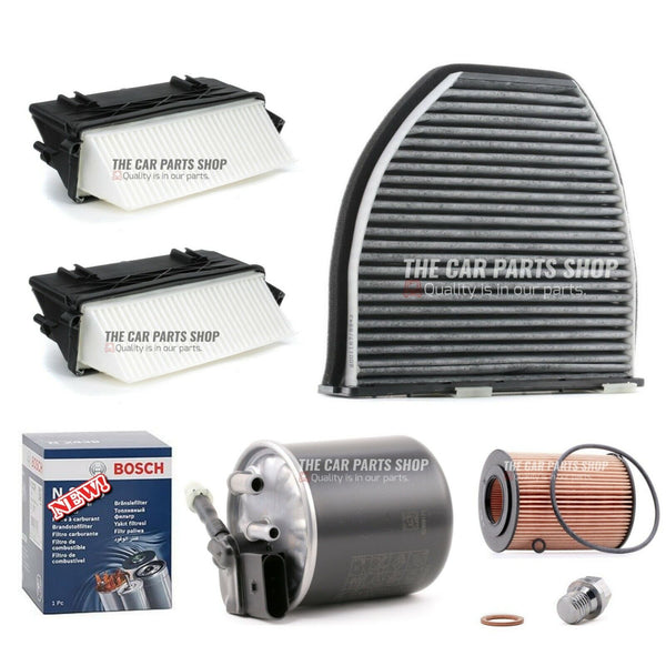 FULL SERVICE FILTER KIT FOR MERCEDES E350 BLUETEC AMG 2013-2015