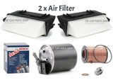 FITS MERCEDES E350 BLUETEC AMG 2013-2015 SERVICE FILTER KIT FUEL OIL AIR & PLUG