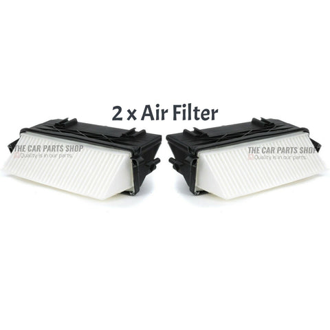 2 X HIGH QUALITY AIR FILTERS FOR MERCEDES E350 BLUETEC 2013-2015 RH & LH