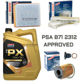FOR PEUGEOT 3008 1.6 2014> BOSCH SERVICE KIT 5L 0W30 & BOSCH AIR OIL POLLEN NEW