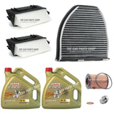 FITS MERCEDES E350 C207 13-15 CASTROL SERVICE KIT WITH AIR OIL POLLEN FILTERS