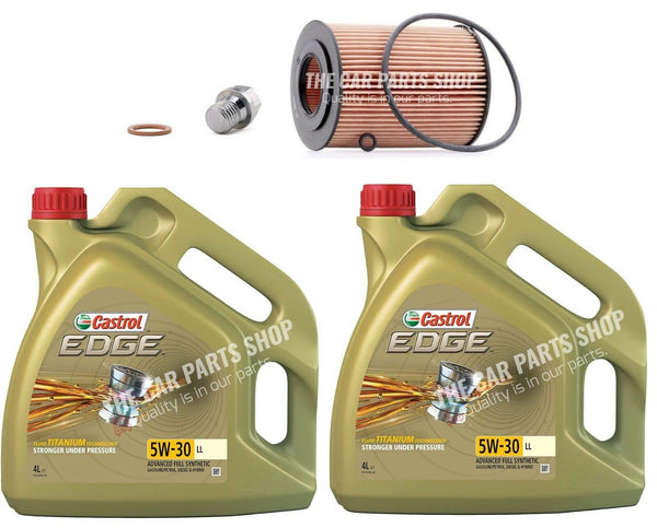 FITS MERCEDES E350 C207 13-15 CASTROL SERVICE KIT 8L CASTROL + FILTER + PLUG