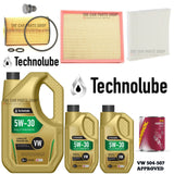 FOR VW CRAFTER CR35 2.0 DIESEL MK1 SERVICE KIT WITH 7L 507 LONGLIFE OIL & PLUG