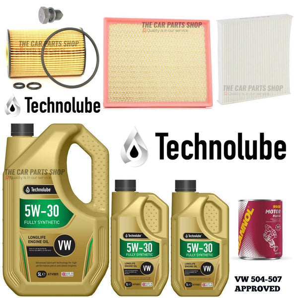 FOR VW CRAFTER CR35 2.0 DIESEL MK1 SERVICE KIT WITH 7L 507 LONGLIFE OIL & PLUG