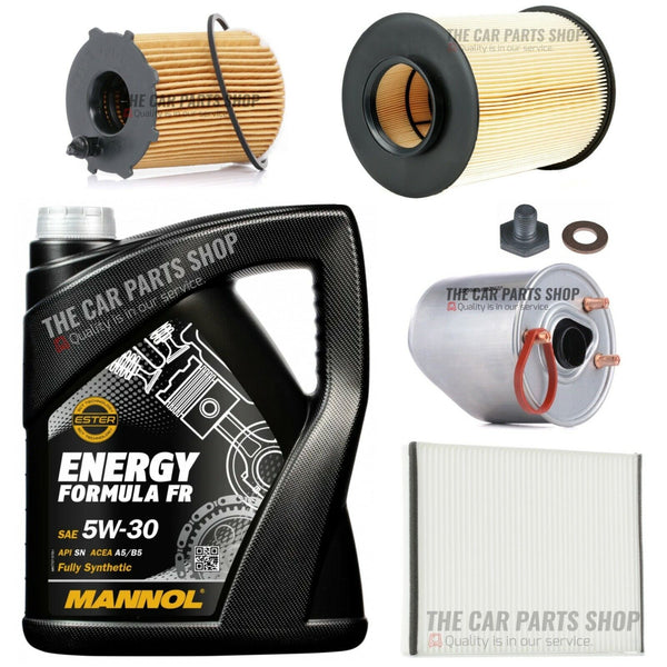 FOR FORD FOCUS 1.6 TDCI MK3 COMPLETE SERVICE KIT WITH SUMP PLUG