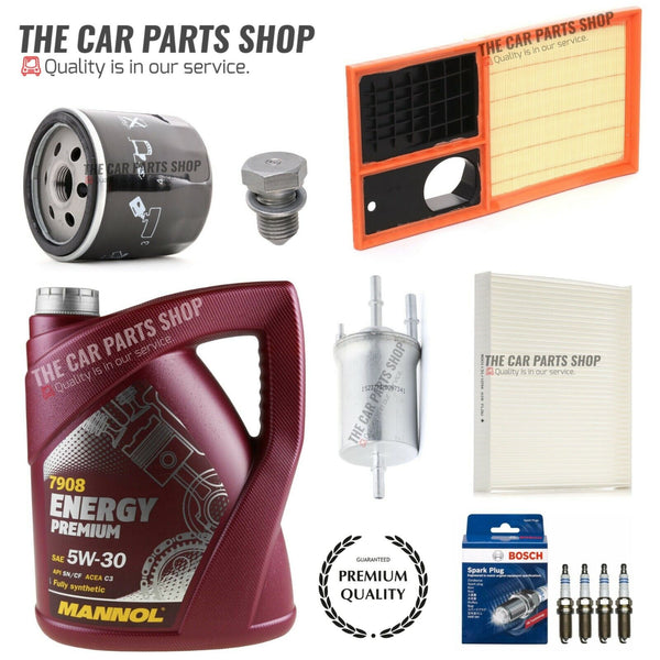 FOR VW POLO MATCH 1.4 PETROL MK4 FULL SERVICE KIT WITH BOSCH SPARK PLUGS KIT