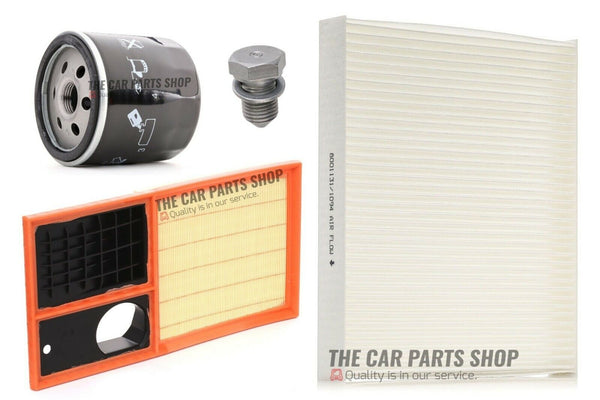 AIR OIL POLLEN FILTER KIT FOR VW POLO MATCH 1.4 PETROL MK4 SERVICE FILTER KIT