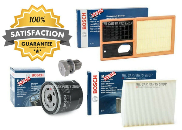TO FIT VW POLO 1.4 PETROL 06-10 BOSCH SERVICE FILTER KIT BOSCH AIR POLLEN OIL OE
