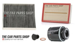 FOR VW GOLF 1.5 HYBRID MK8 SERVICE FILTER KIT AIR OIL CABIN SUMP PLUG PACK