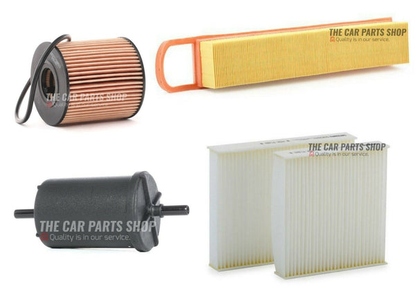 FOR CITROEN C3 PETROL MK2 SERVICE FILTERS KIT FULL AIR OIL POLLEN FUEL FILTER