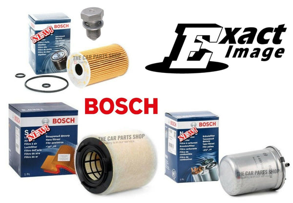 BOSCH SERVICE FILTER KIT FITS SEAT IBIZA 1.6 TDI 09-16 FUEL OIL AIR & SUMP PLUG