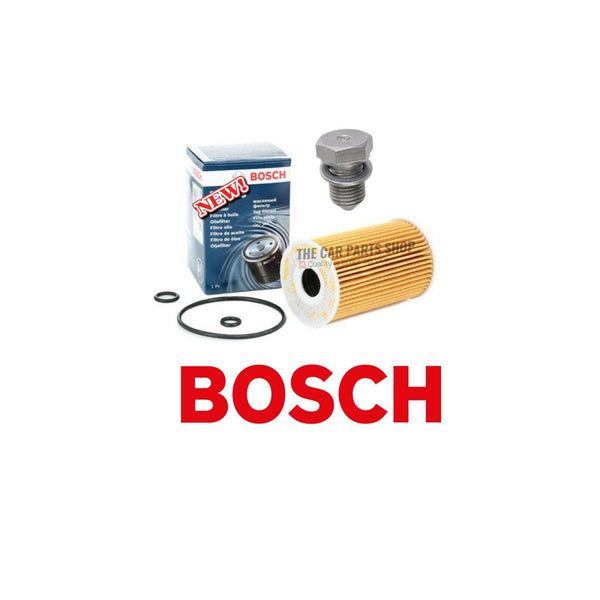 NEW BOSCH OIL FILTER AND SUMP PLUG FITS SEAT IBIZA 1.6 TDI 09-16