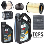 TO FIT FORD KUGA 2.0 TDCI MK2 FULL SERVICE KIT WITH 6L FUCHS ECO 0W30 ENGINE OIL