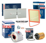 COMPLETE BOSCH SERVICE FILTER KIT FOR CITROEN DS3 1.6 HDI 2009> ALL NEW FILTERS