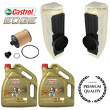 FOR AUDI SQ7 TDI QUATTRO MK2 SERVICE KIT 10L CASTROL & AIR OIL FILTER & NEW PLUG