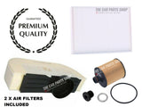 FOR AUDI SQ7 TDI QUATTRO MK2 SERVICE FILTER KIT AIR OIL CABIN & SUMP PLUG